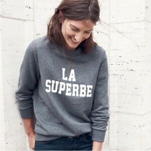 Madewell x Sezane sweatshirt Sz S